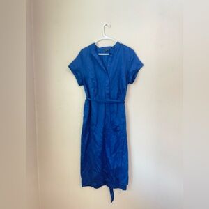 Universal Standard Vibrant Blue Midi Dress